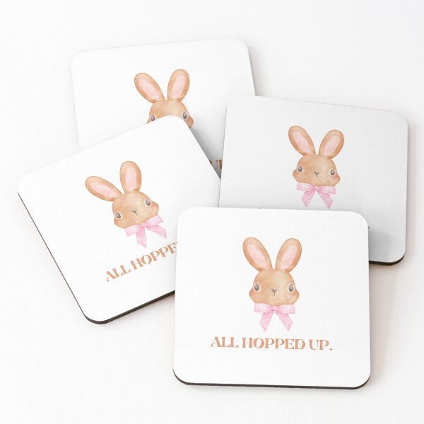 Item preview, All Hopped Up – Cute Watercolor Bunny Easter Design designed and sold by ELLIE COLE CO..