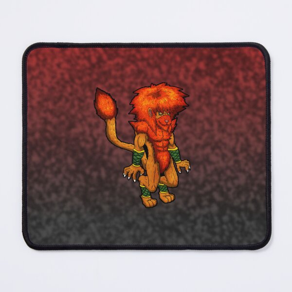 Item preview, Leoignidas with red background designed and sold by JerrizDabster.