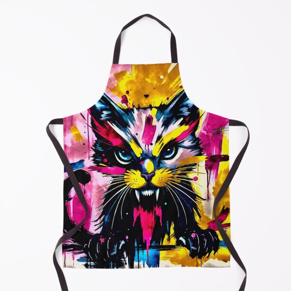 Artikelvorschau, BLACK NEON CYBER CAT entworfen und verkauft von Mark Fischer.