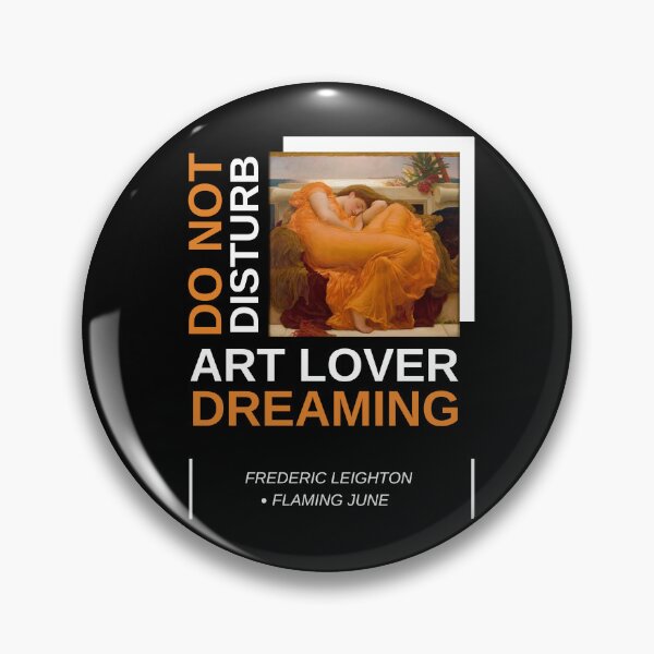 Item preview, DO NOT DISTURB ART LOVER DREAMING Frederic Leighton Flaming June designed and sold by lesvalises.