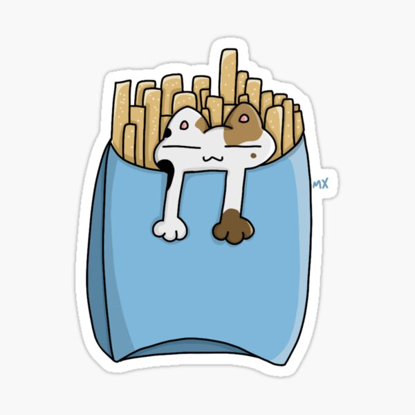 Item preview, Fries cat designed and sold by MisterPeppercorn.