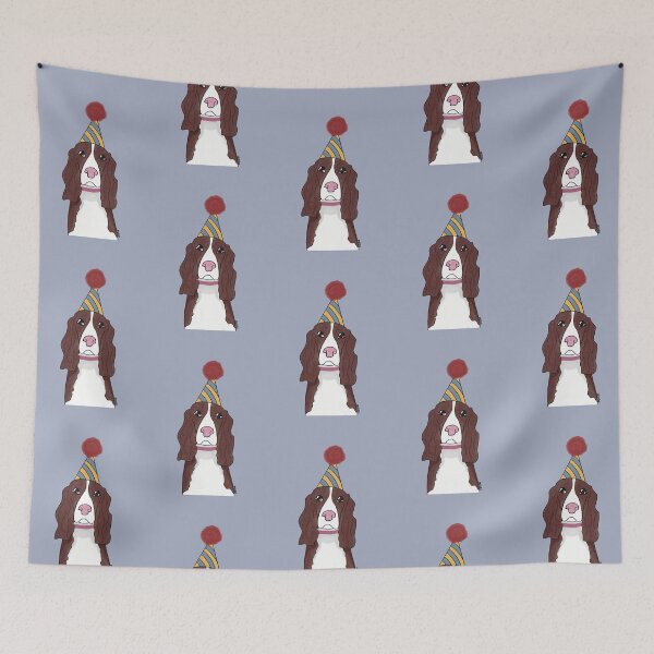 Item preview, English Springer Spaniel Birthday Hat designed and sold by HanaMariDesigns.