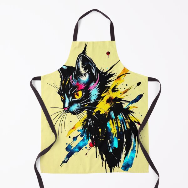 Artikelvorschau, BLACK NEON CYBER CAT entworfen und verkauft von Mark Fischer.