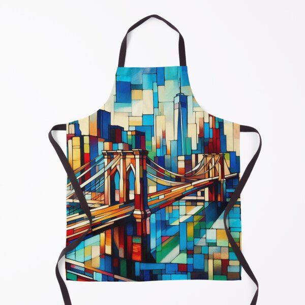 Item preview, Abstract Brooklyn Bridge, New York City, Cubist Style designed and sold by Gaborai.