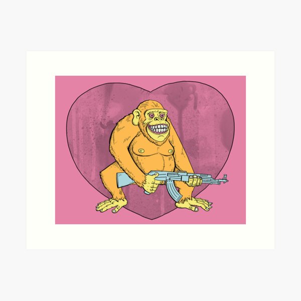 Just Put a Hart on it. Art Print