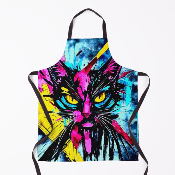Artikelvorschau, BLACK NEON CYBER CAT entworfen und verkauft von Mark Fischer.