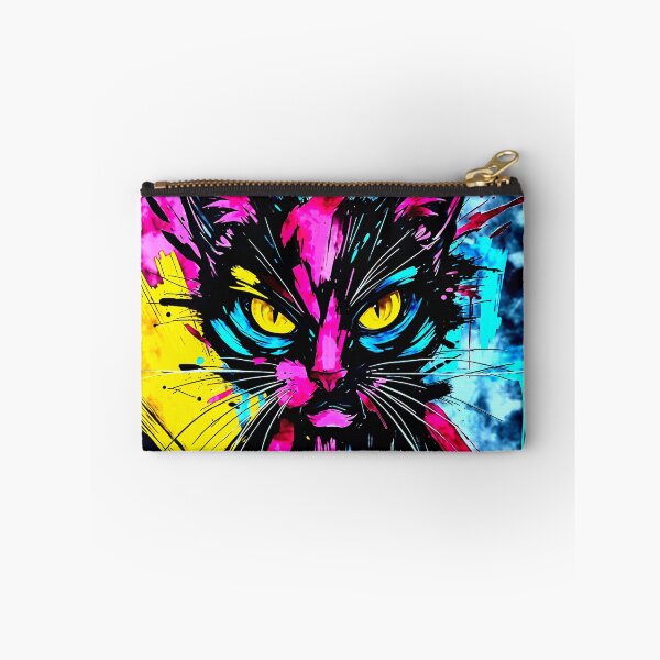 Item preview, BLACK NEON CYBER CAT designed and sold by Mark Fischer.