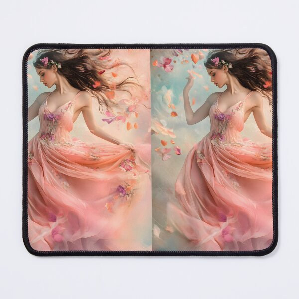 Item preview, Peach Petals – Dolled-Up Grace designed and sold by AI-Only Creations.