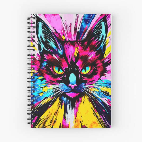 Artikelvorschau, BLACK NEON CYBER CAT entworfen und verkauft von Mark Fischer.