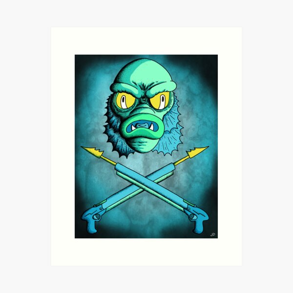 Black Lagoon Art Print