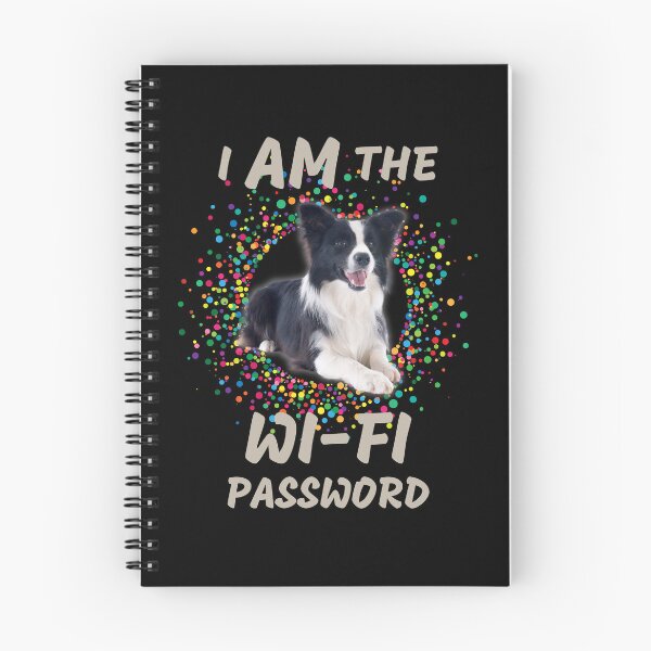 Item preview, Border Collie, Wi-Fi Password designed and sold by Trixie-Hustle.
