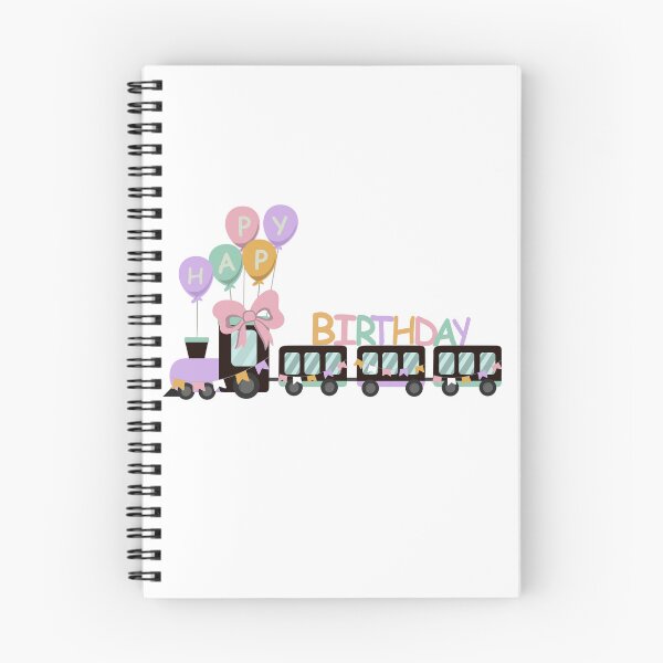 Item preview, Flat Design Illustration with Children's Train and Happy Birthday Balloons designed and sold by AlginaPugachova.