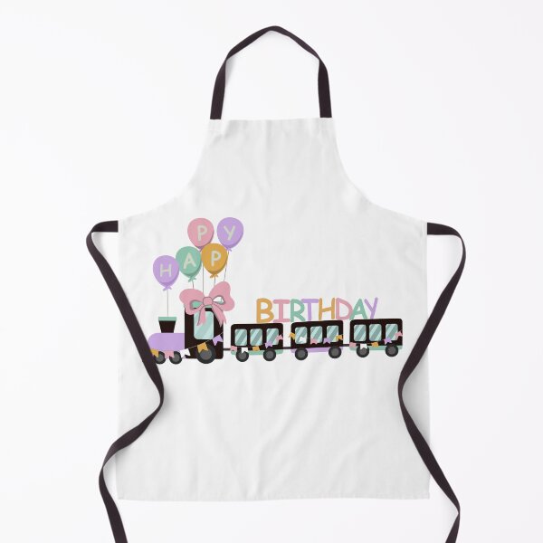Item preview, Flat Design Illustration with Children's Train and Happy Birthday Balloons designed and sold by AlginaPugachova.