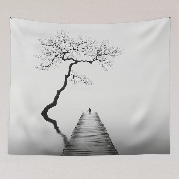 Item preview, Solitude at the Edge of Silence designed and sold by oanaunciuleanu.
