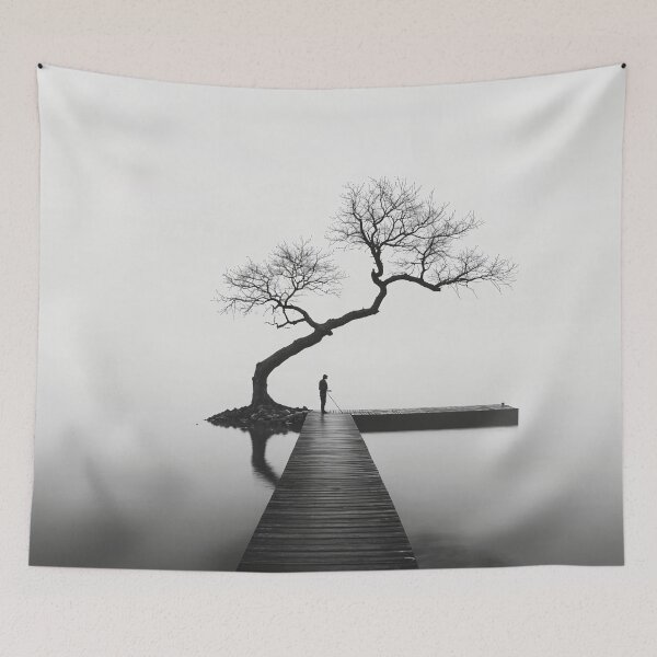 Item preview, Solitude at the Edge of Silence designed and sold by oanaunciuleanu.