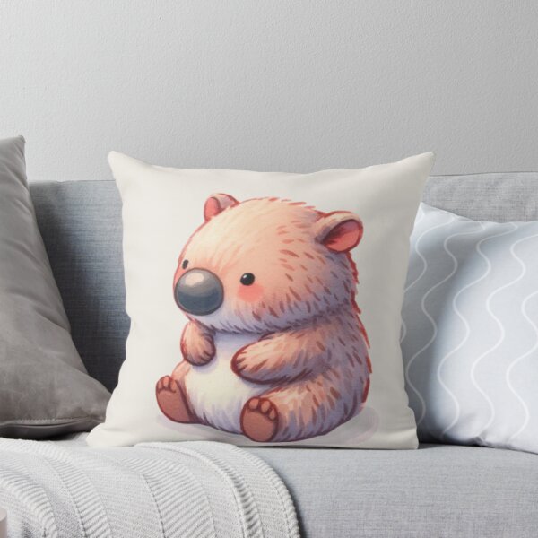 Item preview, Wombat australiano bebé cansado designed and sold by DaintyDooodles.