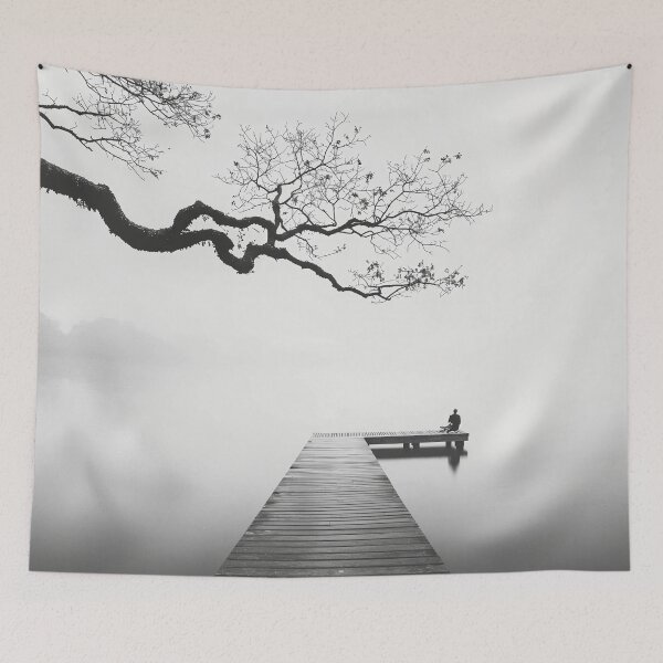 Item preview, Solitude at the Edge of Silence designed and sold by oanaunciuleanu.
