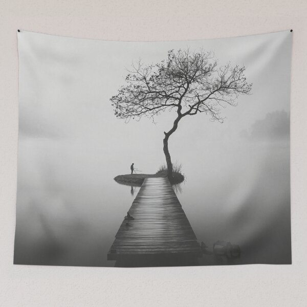 Item preview, Solitude at the Edge of Silence designed and sold by oanaunciuleanu.