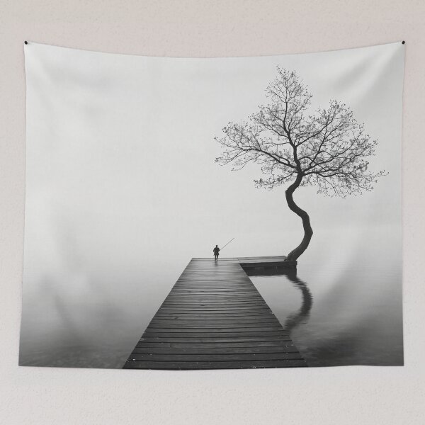 Item preview, Solitude at the Edge of Silence designed and sold by oanaunciuleanu.