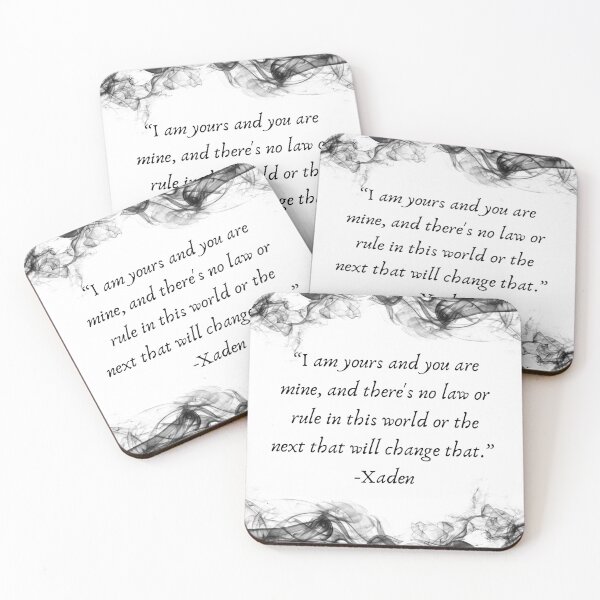 Item preview, I am yours and you are mine. Xaden and Violet. Onyx Storm designed and sold by VickyKing.