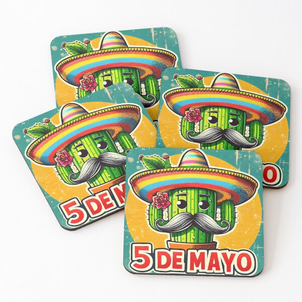 Item preview, Cactus del 5 de mayo con sombrero mexicano y bigote, divertido, celebración designed and sold by YaninaArcoiris.