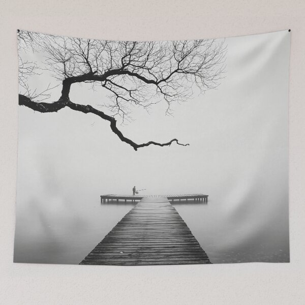 Item preview, Solitude at the Edge of Silence designed and sold by oanaunciuleanu.