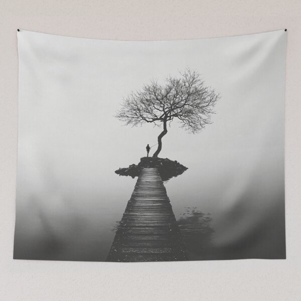Item preview, Solitude at the Edge of Silence designed and sold by oanaunciuleanu.