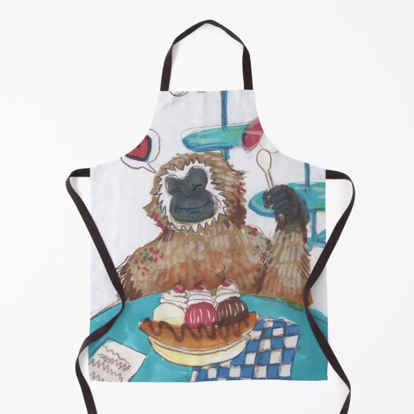Item preview, gibbon eating banana split designed and sold by guilhernunes.