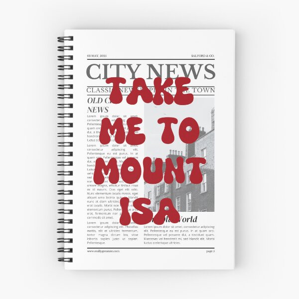 Item preview, Take Me to Mount Isa – The Outback City designed and sold by RM-Journey.
