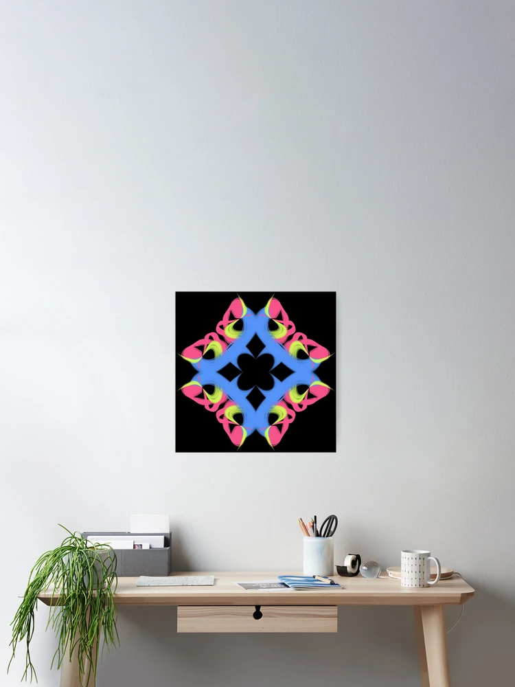 Thumbnail 2 of 3, Poster, Multicolor pattern designed and sold by Meo Design.