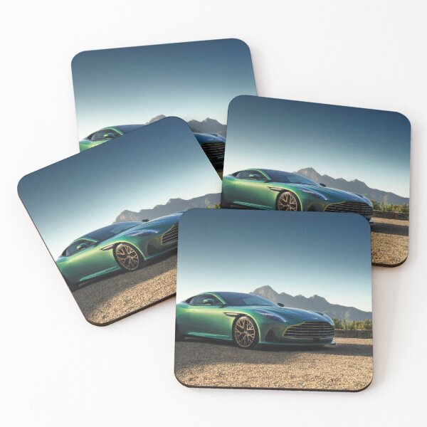 Item preview, Aston Martin DB12 2024 – British Racing Green | Premium Photo Poster IV designed and sold by AutoPopStudio.