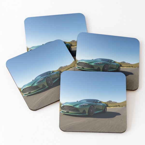 Item preview, Aston Martin DB12 2024 – British Racing Green | Premium Photo Poster V designed and sold by AutoPopStudio.