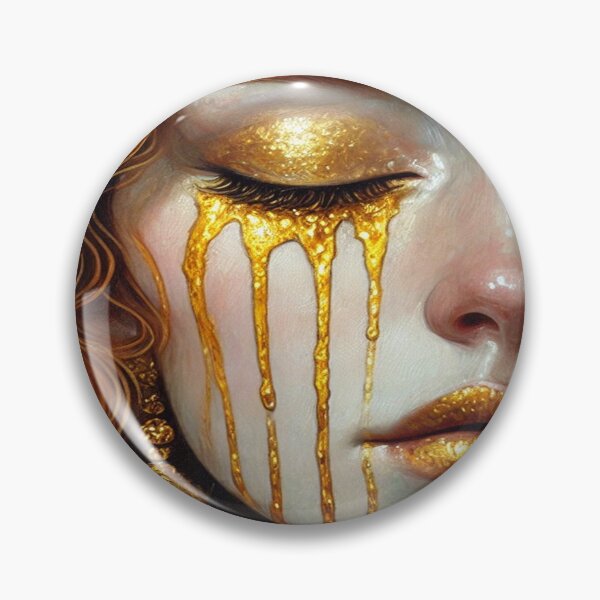 Item preview, Weaping Gold Art Nuveau Klimpt Inspired  designed and sold by Naomi Gutierrez Parrish.
