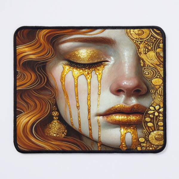 Item preview, Weaping Gold Art Nuveau Klimpt Inspired  designed and sold by Naomi Gutierrez Parrish.