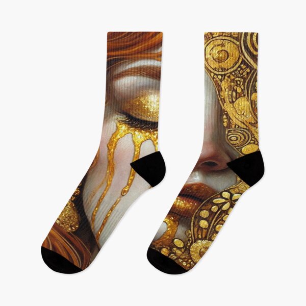 Item preview, Weaping Gold Art Nuveau Klimpt Inspired  designed and sold by Naomi Gutierrez Parrish.