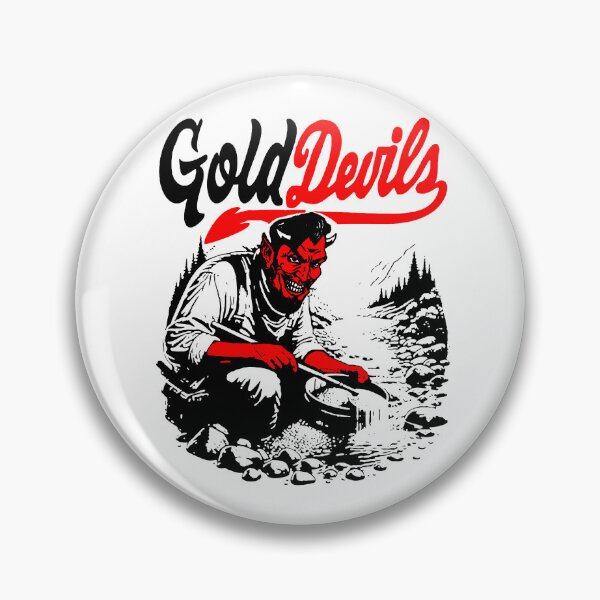 Item preview, Gold Devils; Gold Fever; designed and sold by StickerApe.