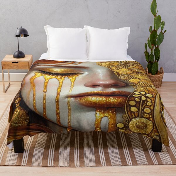 Item preview, Weaping Gold Art Nuveau Klimpt Inspired  designed and sold by Naomi Gutierrez Parrish.