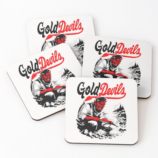 Item preview, Gold Devils; Gold Fever; designed and sold by StickerApe.