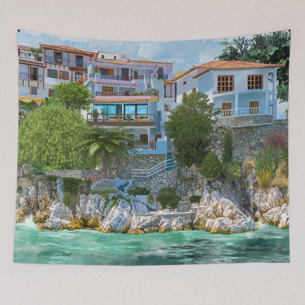 Item preview, Grecian Waterfront designed and sold by KeeganCreations.