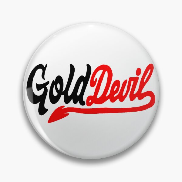 Item preview, Gold Devil; Gold Fever; Word Design; designed and sold by StickerApe.