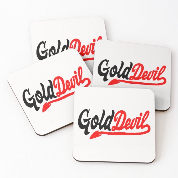 Item preview, Gold Devil; Gold Fever; Word Design; designed and sold by StickerApe.