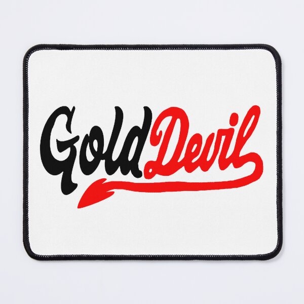 Item preview, Gold Devil; Gold Fever; Word Design; designed and sold by StickerApe.