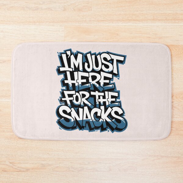 Item preview, I'm Just Here for the Snacks - Funny Graffiti Christian Art | Jesus Quote designed and sold by  KnitLuv.