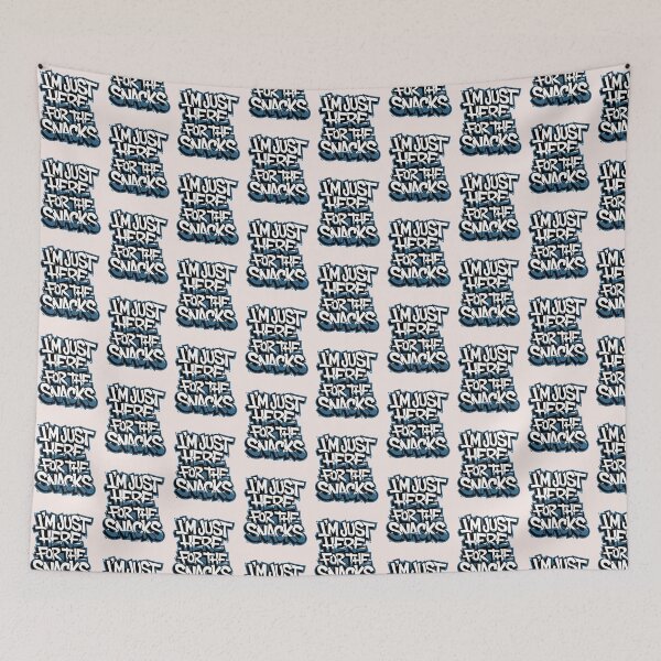 Item preview, I'm Just Here for the Snacks - Funny Graffiti Christian Art | Jesus Quote designed and sold by  KnitLuv.