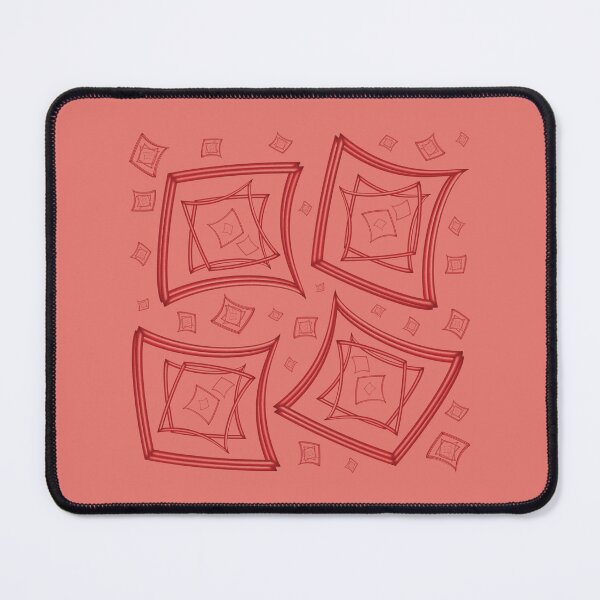 Item preview, Abstract image of red curved frames designed and sold by Cherevan.