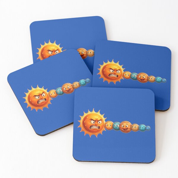 Item preview, Solar System Face Profiles – Cute and Fun Astronomical Planets designed and sold by VAMPN.