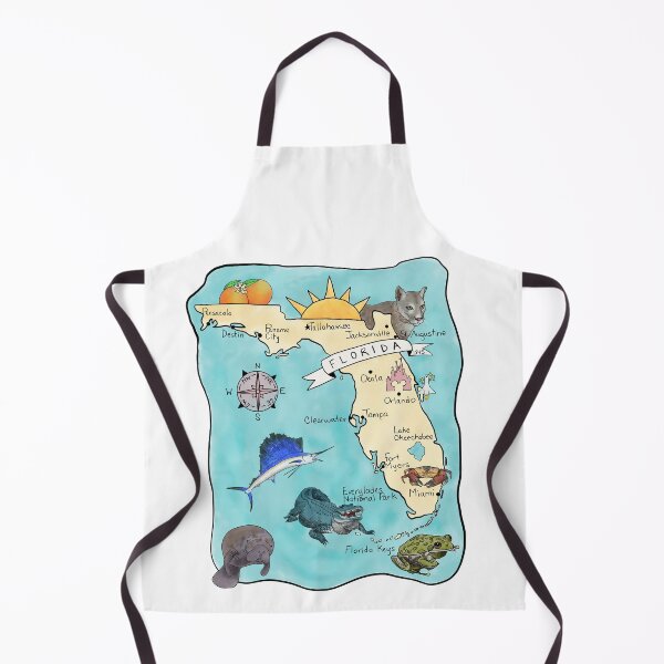 Item preview, Map of Florida - State Map designed and sold by Platinumfrog.