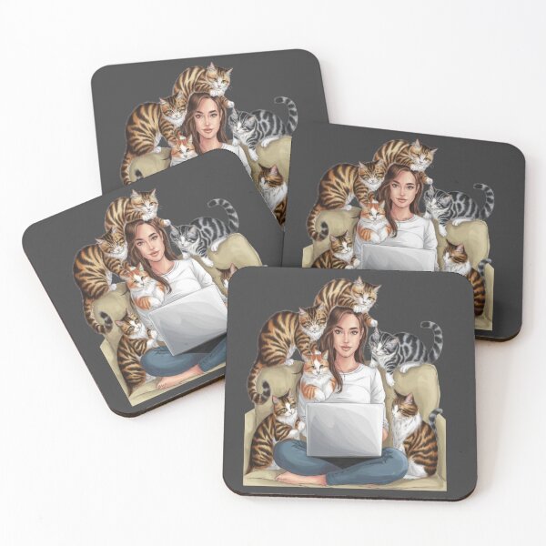 Item preview, Cozy Cat Lover Art – A Must-Have for Feline Fanatics! designed and sold by Petpixy.