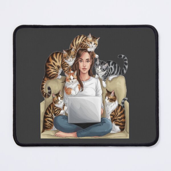 Item preview, Cozy Cat Lover Art – A Must-Have for Feline Fanatics! designed and sold by Petpixy.