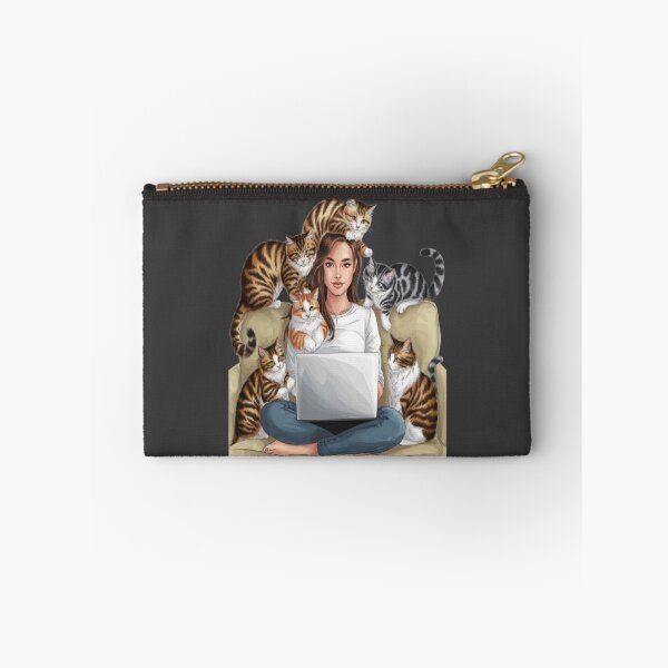 Item preview, Cozy Cat Lover Art – A Must-Have for Feline Fanatics! designed and sold by Petpixy.